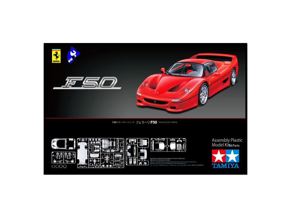 TAMIYA maquette voiture 24296 Ferrari F50 Rouge 1/24,