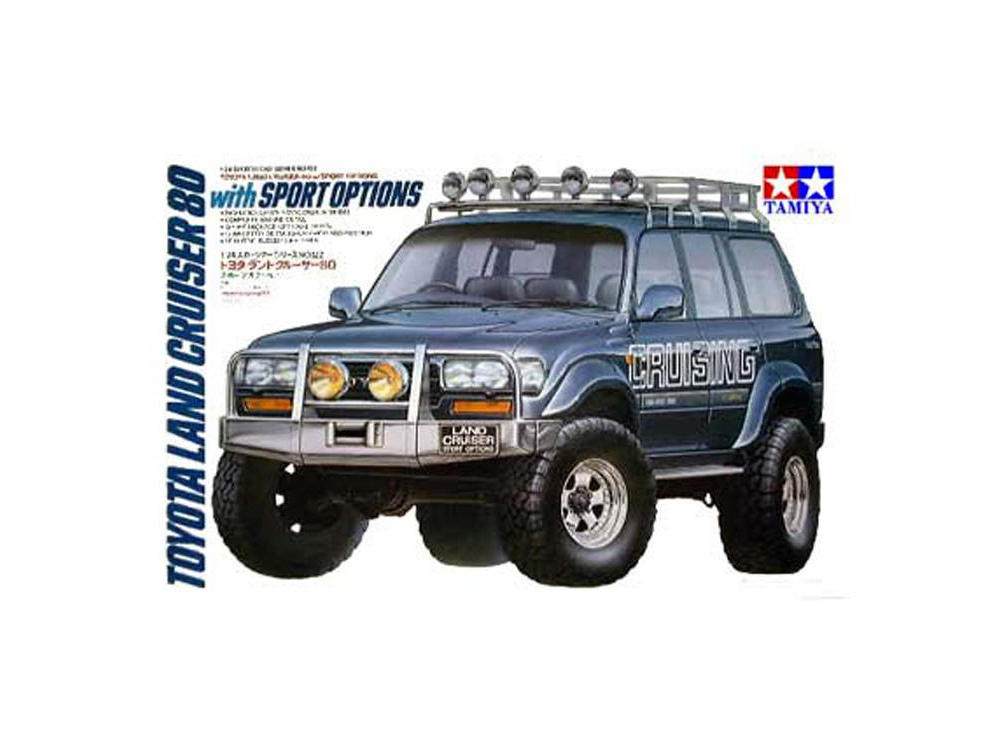 Tamiya maquette voiture 24122 Toyota Land cruiser 80 avec options sport 1/24