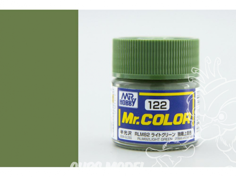 peinture maquette Mr Color C122 Vert clair RLM82 Satiné 10ml