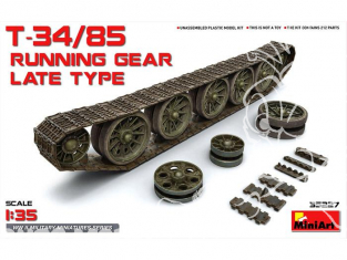 Mini Art maquette accessoires militaire 35227 Set de chenilles pour T-34/85 avec train de roulement Late type 1/35