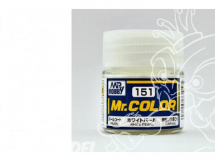 peinture maquette Mr Color C151 Blanc nacré 10ml