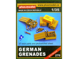 Plus Model 270 CAISSES DE GRENADES ALLEMANDES 1/35