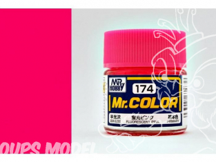 peinture maquette Mr Color C174 Rose fluorescent 10ml