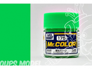 peinture maquette Mr Color C175 Vert fluorescent 10ml