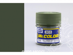 peinture maquette Mr Color C303 Vert FS34102 Satiné 10ml