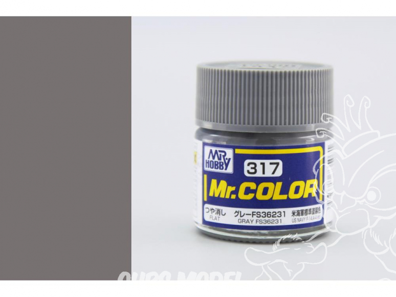 peinture maquette Mr Color C317 Gris FS36231 mat 10ml