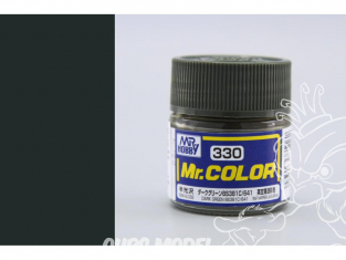 peinture maquette Mr Color C330 Vert foncé BS381C/641 satiné 10ml