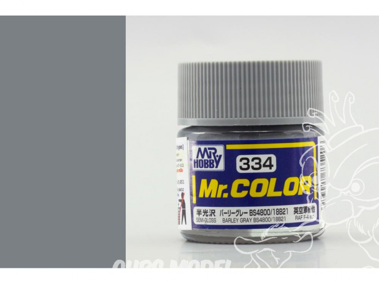 peinture maquette Mr Color C334 Gris barley BS4800/18B21 satiné 10ml