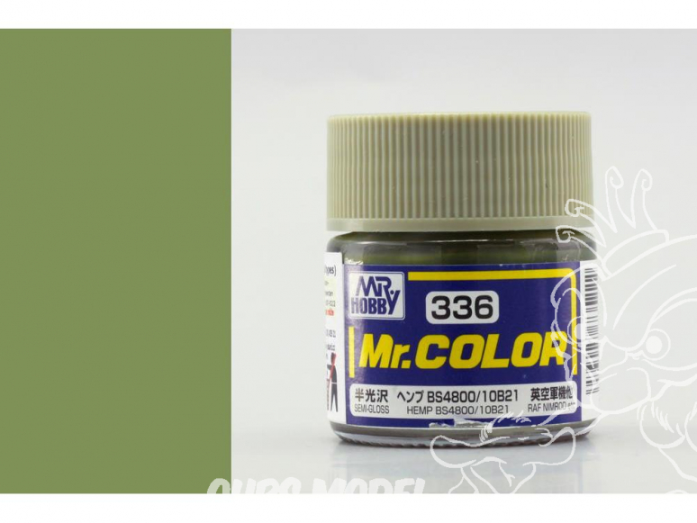 peinture maquette Mr Color C336 HEMP BS4800/10B21 satiné 10ml