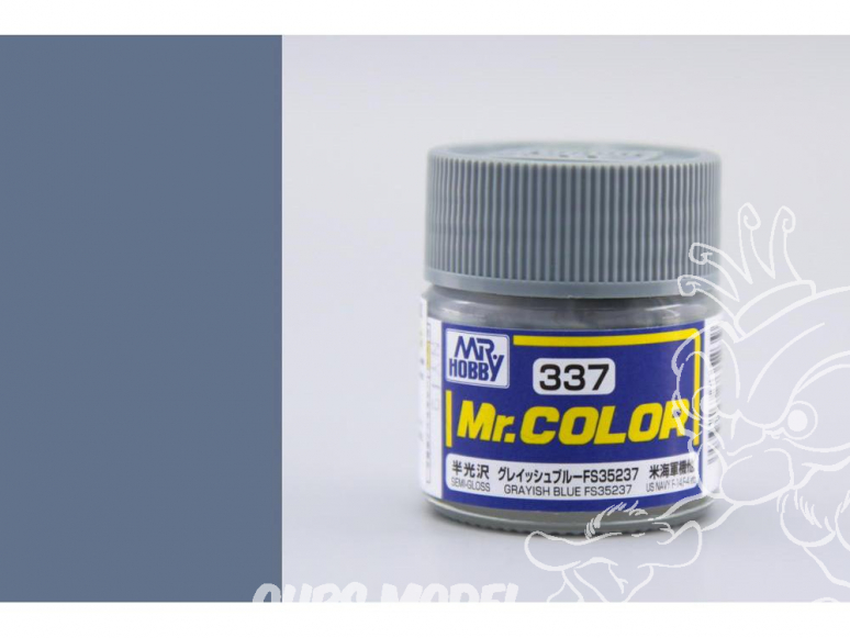 peinture maquette Mr Color C337 Bleu grisatre FS35237 satiné 10ml