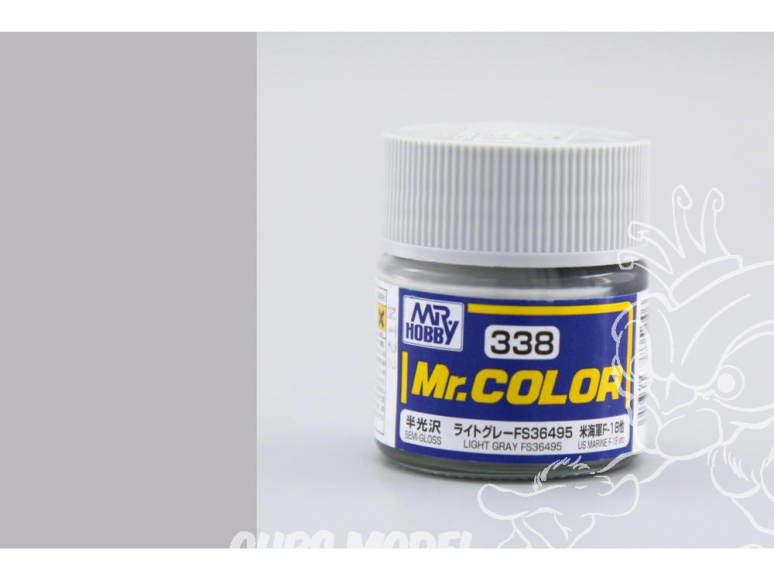 peinture maquette Mr Color C338 Gris clair FS36495 satiné 10ml