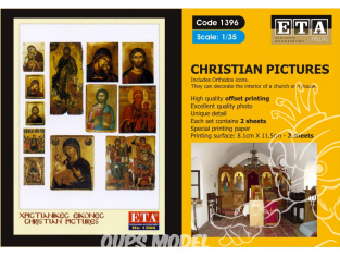 ETA diorama 1396 Imprimé images Chrétiennes 1/35