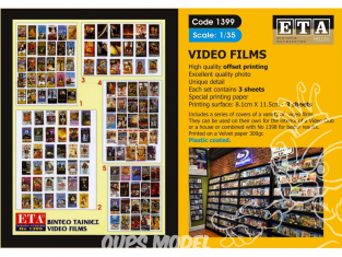 ETA diorama 1399 Imprimé Films video 1/35