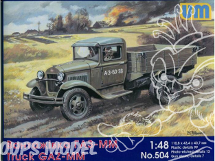 UM Unimodels maquettes militaire 504 GAZ MM CAMION SOVIETIQUE 1/48
