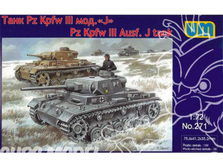 UM Unimodels maquettes militaire 271 Pz Kpfw PANZER III Ausf J 1/72