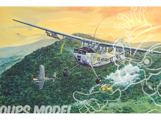 roden maquette avion 619 CESSNA L-19/O-1 BIRD DOG USAF (GUERRE DU VIETNAM 1968) 1/32