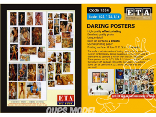 ETA diorama 1384 Imprimé Posters Porno 1/35 - 1/24 - 1/16
