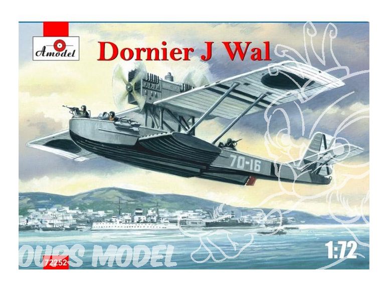 Amodel maquettes avion 72252 DORNIER Do. J "WAL" GUERRE D’ESPAGNE (FORCES NATIONALISTES) 1937 1/72