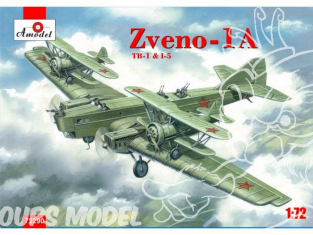 Amodel maquettes avion 72290 ZVENO-1A (TB-1 et I-5) 1941 1/72
