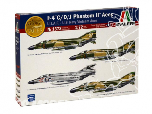 Italeri maquette avion 1373 F-4 C/D/J Phantom II Aces 1/72