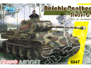 Dragon maquette militaire 6847 Pz.Bef.Wg.V Panther Ausf.G (Smart Kit) 1/35
