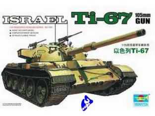TRUMPETER maquette militaire 00339 TI-67 CHAR DE PRISE ISRAELIEN