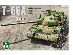 Takom maquette militaire 2056 T-55A 3 en 1 1/35