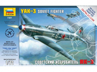 ZVEZDA maquette AVION 7301 Yakovlev Yak-3 1/72