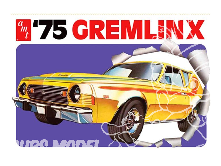 AMT maquette voiture 768 1975 Gremlin X 1/25