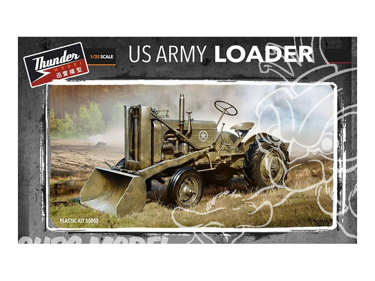 Thunder Model maquette militaire 35002 Tracteur militaire CASE VAI avec godet 1/35