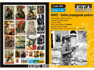 ETA diorama 509 Imprimé Affiches - Posters Propagande Italienne WWII 1/35