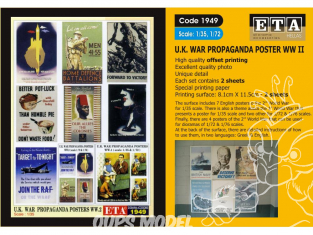 ETA diorama 1949 Imprimé Affiches - Posters Propagande Britannique WWII 1/35
