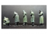 Mini Art personnages militaires 35218 5 Soldats Allemand au repos Hivers 1941-42 1/35