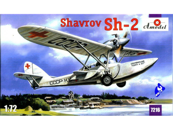Amodel maquette avion 7216 Sh-2 HYDRAVION SOVIETIQUE 1/72