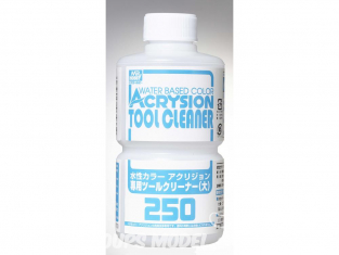 Mr Hobby T313 Nettoyant outils aero pinceau Acrysion pour peintures acrylique 250ml