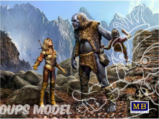 Master Box maquette figurines 24011 CECI EST MON TERRITOIRE!!! - WORLD OF FANTASY KIT N°3 1/24