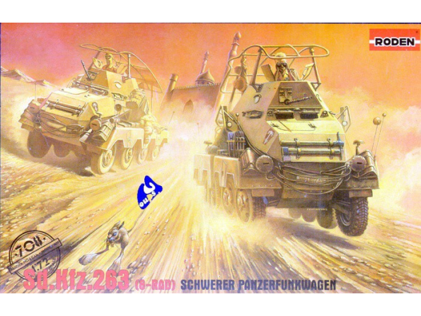 RODEN maquette militaire 708 SdKfz 263 1/72