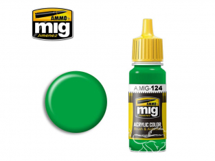 MIG peinture authentique 124 Vert citron 17ml