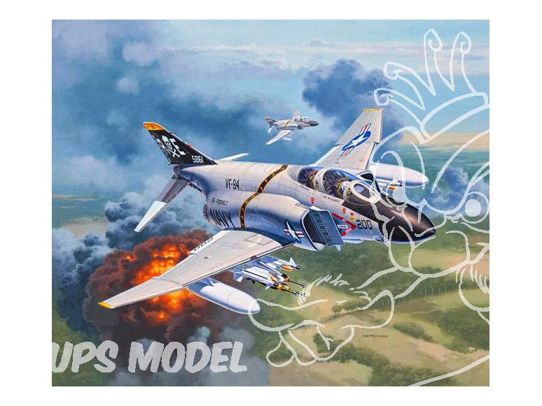 REVELL maquette avion 63941 F-4J Phantom II model set 1/72