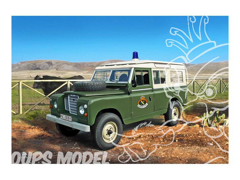 italeri maquette militaire 6542 LAND ROVER SERIES III 109 Guardia Civil 1/35