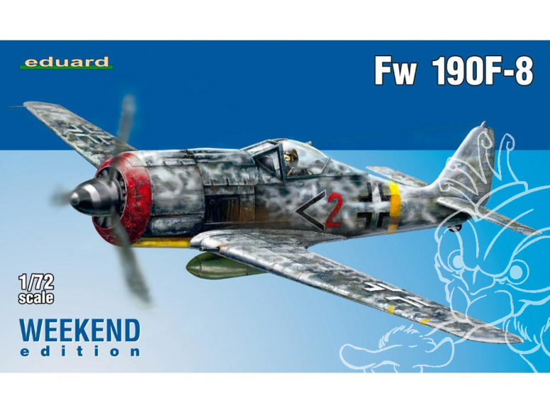 EDUARD maquette avion 7440 Focke Wulf Fw 190F-8 WeekEnd Edition 1/72