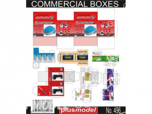 Plus Model 496 BOITE EN CARTONS a usage commercial 1/35