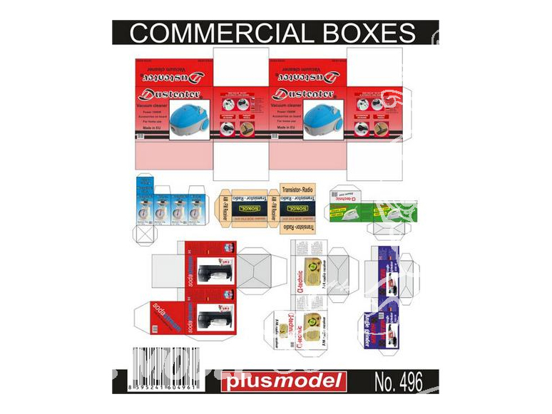 Plus Model 496 BOITE EN CARTONS a usage commercial 1/35