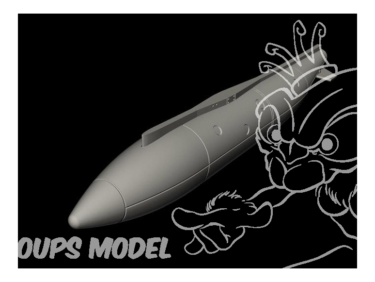 Cmk kit d'amelioration 7355 Mirage F.1 RPL-201 Irakien reservoir central pour Special Hobby kit 1/72