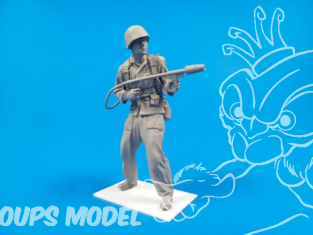 Cmk kit d'amelioration F35321 WWII US Marine soldat avec M2A1 flamethrower Iwojima 1945 1/35