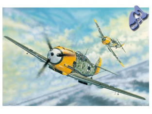 TRUMPETER maquette avion 02288 MESSERSCHMITT BF 109E-3 1/32