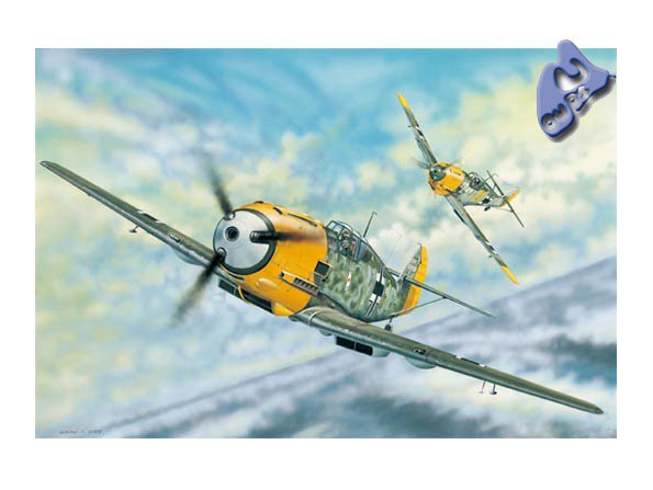 TRUMPETER maquette avion 02288 MESSERSCHMITT BF 109E-3 1/32