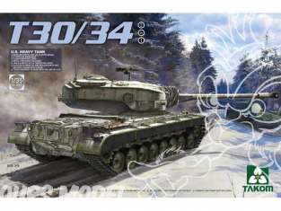 Takom maquette militaire 2065 Char lourd Americain T30/34 1/35