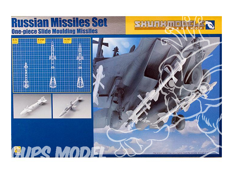 SKUNKMODEL kit amelioration avion 48029 Set de Missiles Russe 1/48