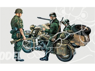 italeri maquette militaire 0315 BMW R75 avec Sidecar 1/35